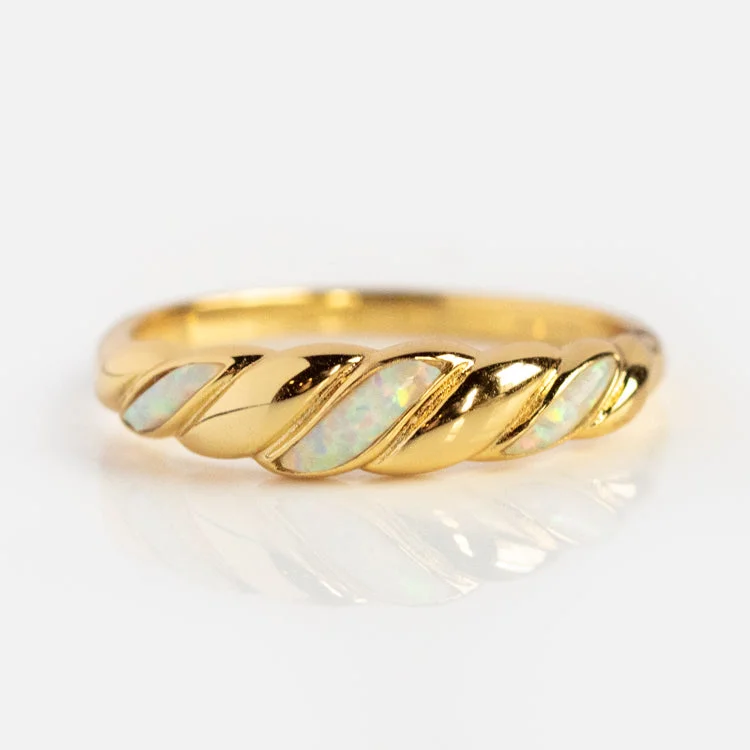 Personalized Jewelry Sale – Unique Pieces At Great Prices Classic Elegance Sales Classic Opal Inlay Ring Personalized Jewelry Sale – Unique Pieces At Great Prices Classic Elegance Sales Classic Opal Inlay Ring