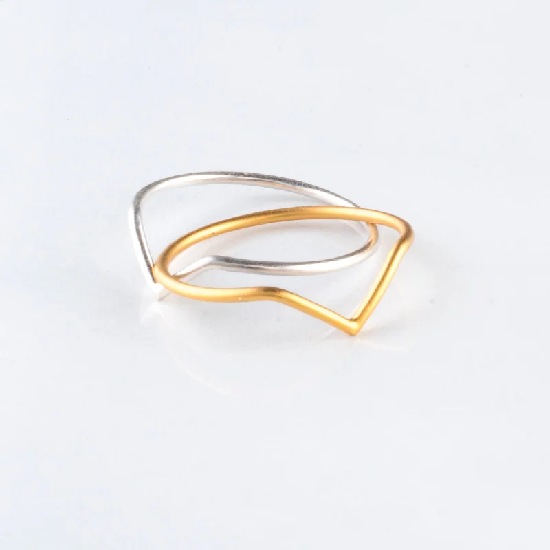 Shop Trending Jewelry With Exclusive Savings Chevron Stacking Ring