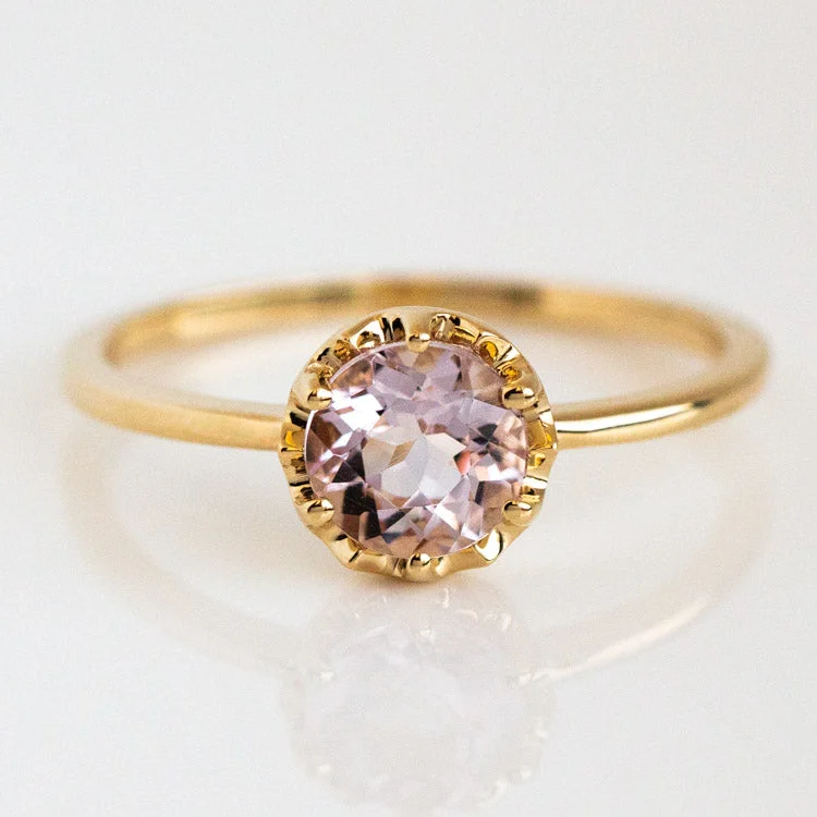 Shop Stylish Jewelry Now And Save Big Desert Flower Ring with Morganite