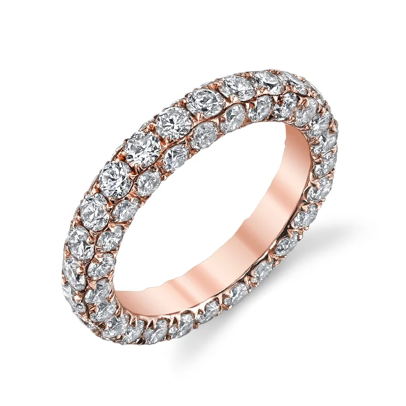 Classic And Modern Jewelry Styles On Sale DIAMOND 3 SIDED ETERNITY BAND