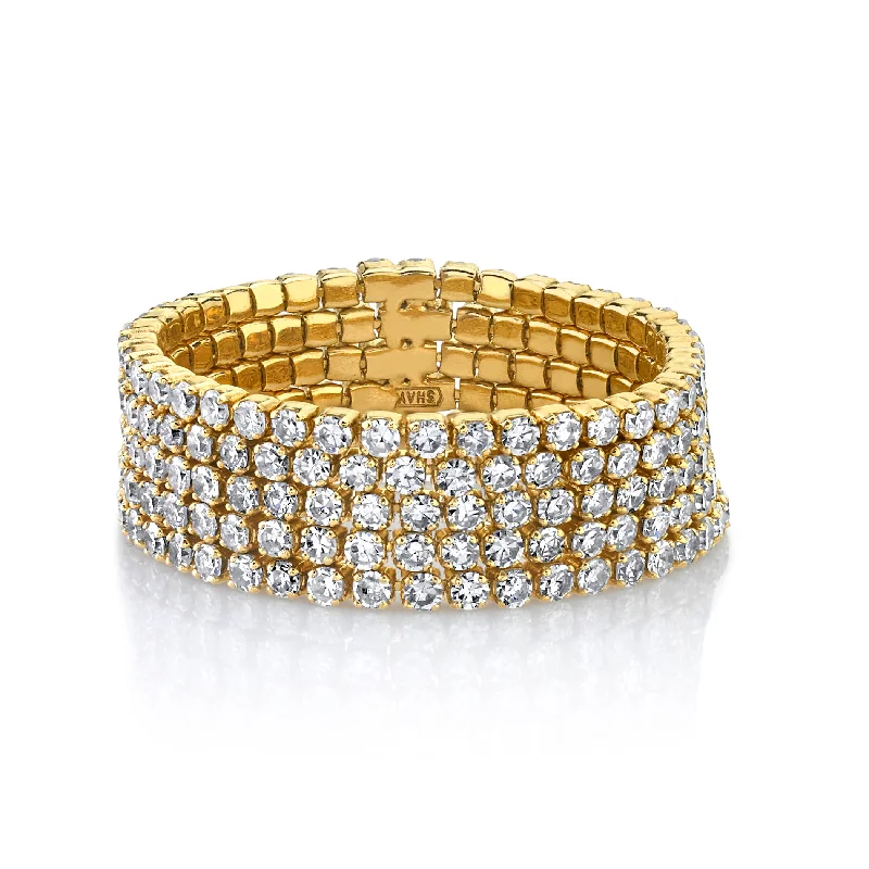 Buy More, Save More – Special Jewelry Discounts DIAMOND 5 THREAD STACK RING