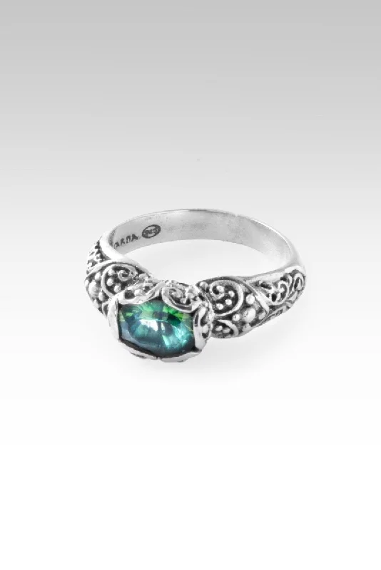 Delicate Crystal Jewelry For Sophisticated Charm Limited-Time Offer Euphony Ring™ in Bali Hai™ Mystic Topaz Delicate Crystal Jewelry For Sophisticated Charm Limited-Time Offer Euphony Ring™ in Bali Hai™ Mystic Topaz
