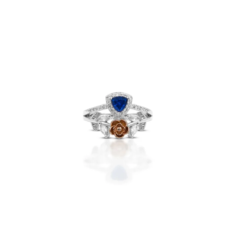 Jewelry Clearance Sale – Final Reductions Statement Fashion Offers Floral Silver Ring with Blue Gemstone and Leaf Design Jewelry Clearance Sale – Final Reductions Statement Fashion Offers Floral Silver Ring with Blue Gemstone and Leaf Design