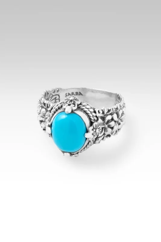 Big Discounts On Elegant Jewelry Collections Limited Time Garden Dreams Ring™ in Sleeping Beauty Turquoise