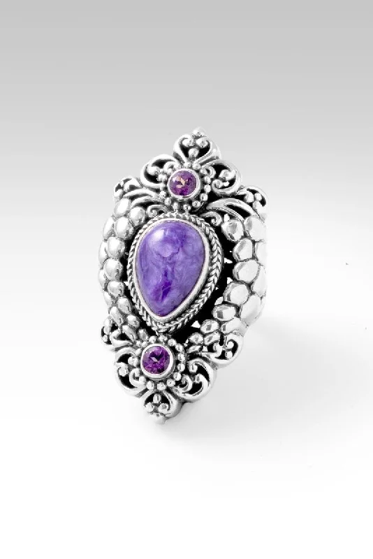 Holiday Jewelry Sale – Perfect Gifts At Great Prices Get The Latest Trends Goodness Follows Me Ring™ in Charoite Holiday Jewelry Sale – Perfect Gifts At Great Prices Get The Latest Trends Goodness Follows Me Ring™ in Charoite