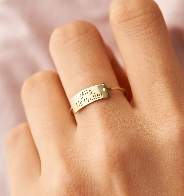 Special Jewelry Deals – Upgrade Your Collection Sleek Style Discounts Large Personalized Bar Ring Special Jewelry Deals – Upgrade Your Collection Sleek Style Discounts Large Personalized Bar Ring