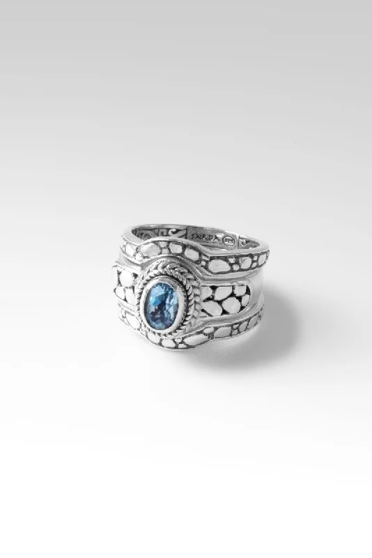 Elegant Rose Gold Jewelry For A Stylish Touch Trendy Pulse Glory Ring Set of 3™ in Santa Maria Aquamarine Elegant Rose Gold Jewelry For A Stylish Touch Trendy Pulse Glory Ring Set of 3™ in Santa Maria Aquamarine