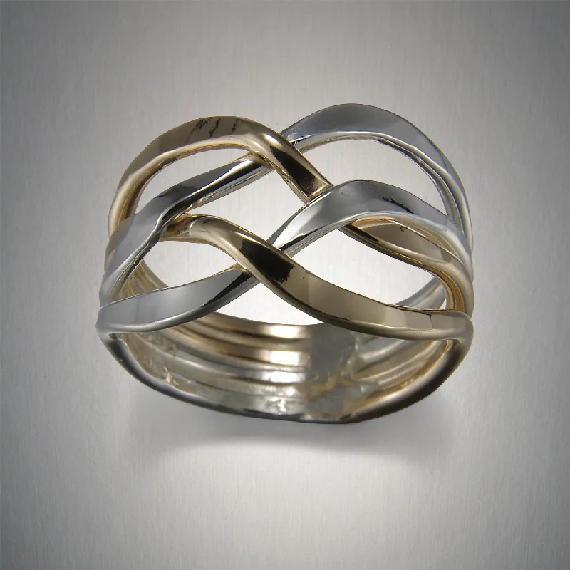 Exclusive Online Jewelry Sale – Don't Wait Style Without Limits R882H - Woven Ring