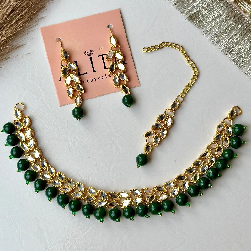 Seasonal Jewelry Clearance – Best Styles At The Lowest Prices Chic Style, Always In Vogue Mirha Set (Dark Green) Seasonal Jewelry Clearance – Best Styles At The Lowest Prices Chic Style, Always In Vogue Mirha Set (Dark Green)