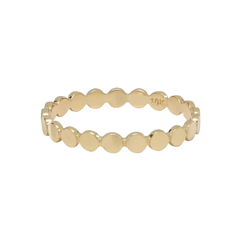 Dainty And Elegant Jewelry Now At Reduced Prices Chic Trends Unveiled 10k Solid Gold Flat Beaded Ring Dainty And Elegant Jewelry Now At Reduced Prices Chic Trends Unveiled 10k Solid Gold Flat Beaded Ring