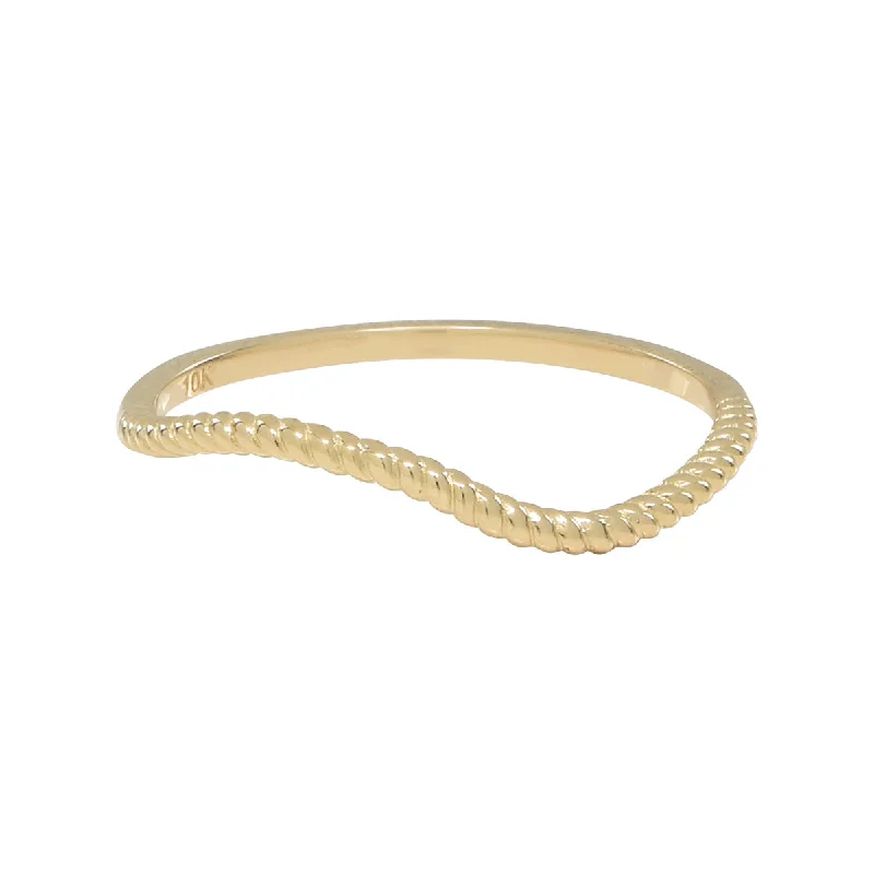 Trending Jewelry Styles Now At Limited-Time Discounts Street Style Discounts 10k Solid Gold Twisted Wave Ring Trending Jewelry Styles Now At Limited-Time Discounts Street Style Discounts 10k Solid Gold Twisted Wave Ring