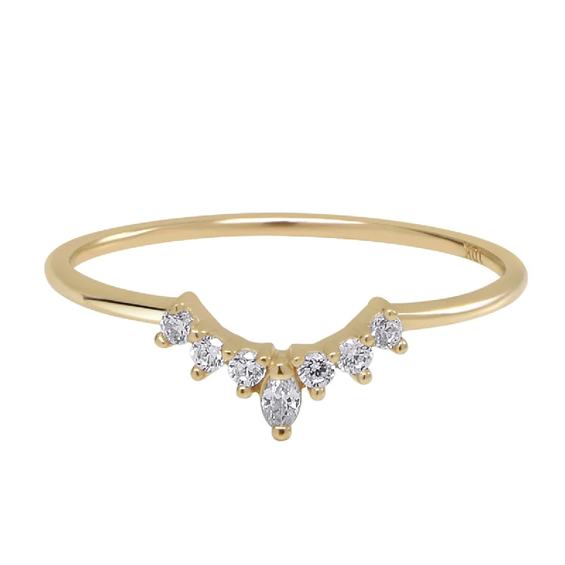 Buy More, Save More On Stunning Jewelry Pieces Exclusive Discount 10k Solid Gold CZ Tiara Ring Buy More, Save More On Stunning Jewelry Pieces Exclusive Discount 10k Solid Gold CZ Tiara Ring