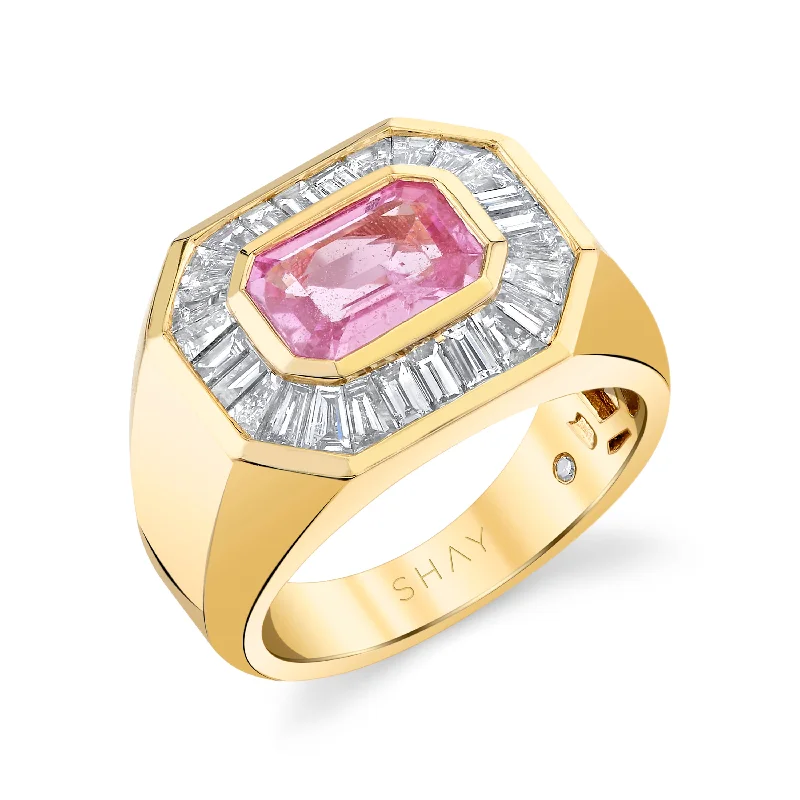 Jewelry Deals That Sparkle – Shop Today Popular Collection PINK SAPPHIRE & DIAMOND BAGUETTE CHAMPIONSHIP RING Jewelry Deals That Sparkle – Shop Today Popular Collection PINK SAPPHIRE & DIAMOND BAGUETTE CHAMPIONSHIP RING