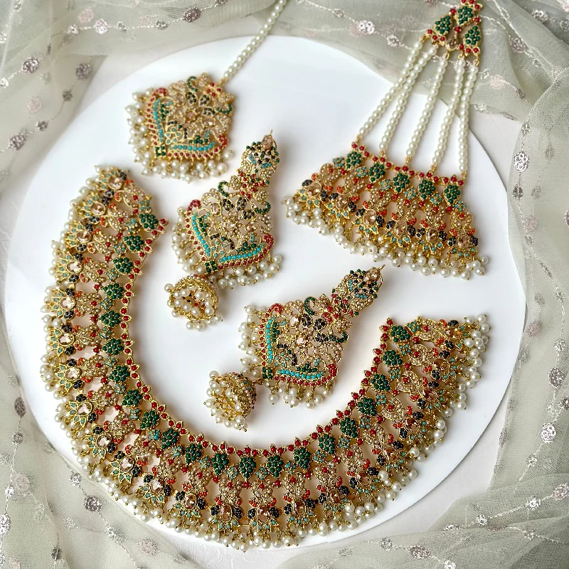 Trending Jewelry Now At Unbeatable Prices Fashion Forward Safeena Bridal Set