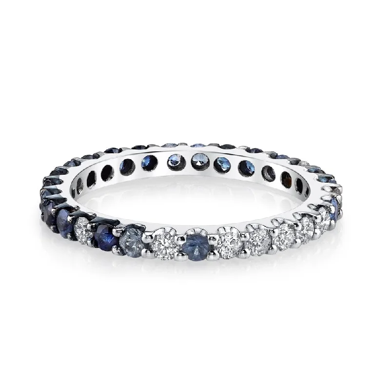 Bestselling Jewelry At Special Promotional Rates Avant-Garde Style Promotions BLUE SAPPHIRE OMBRE ETERNITY BAND Bestselling Jewelry At Special Promotional Rates Avant-Garde Style Promotions BLUE SAPPHIRE OMBRE ETERNITY BAND