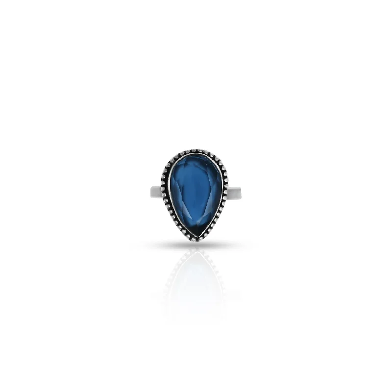 Luxury Jewelry Sale – Sparkle For Less Seasonal Fashion Silver Blue Drop Design Gem Stone With Pointd Border Ring For Girls Luxury Jewelry Sale – Sparkle For Less Seasonal Fashion Silver Blue Drop Design Gem Stone With Pointd Border Ring For Girls