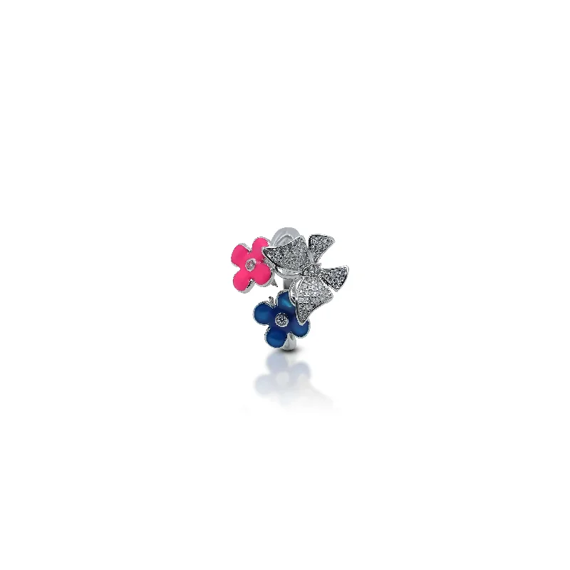 Dainty Floral Jewelry For Feminine Elegance Latest Trends Silver Butterfly and Flower Design Ring for Girls Dainty Floral Jewelry For Feminine Elegance Latest Trends Silver Butterfly and Flower Design Ring for Girls