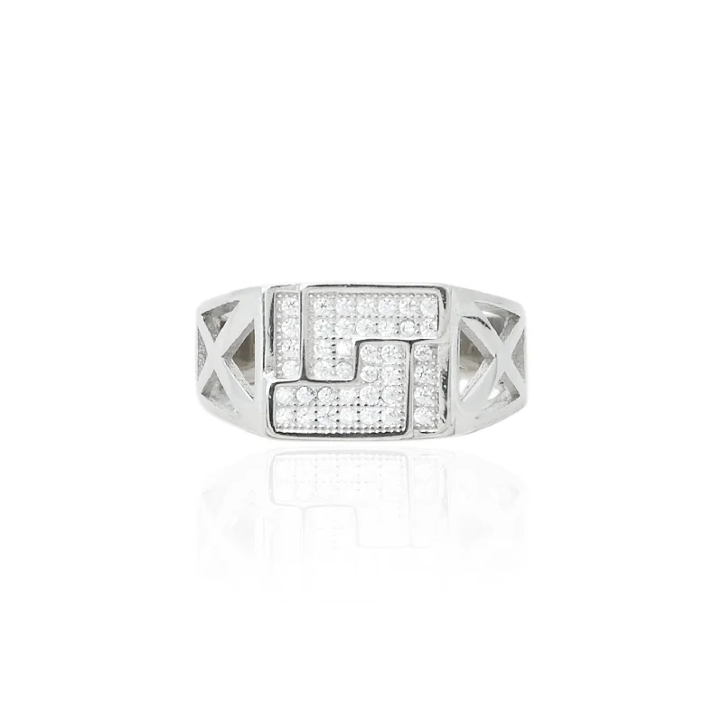 Huge Markdowns On Premium Jewelry Styles Quick Grab Deals Silver Sparkling Zircons Stylish Boys Ring Huge Markdowns On Premium Jewelry Styles Quick Grab Deals Silver Sparkling Zircons Stylish Boys Ring