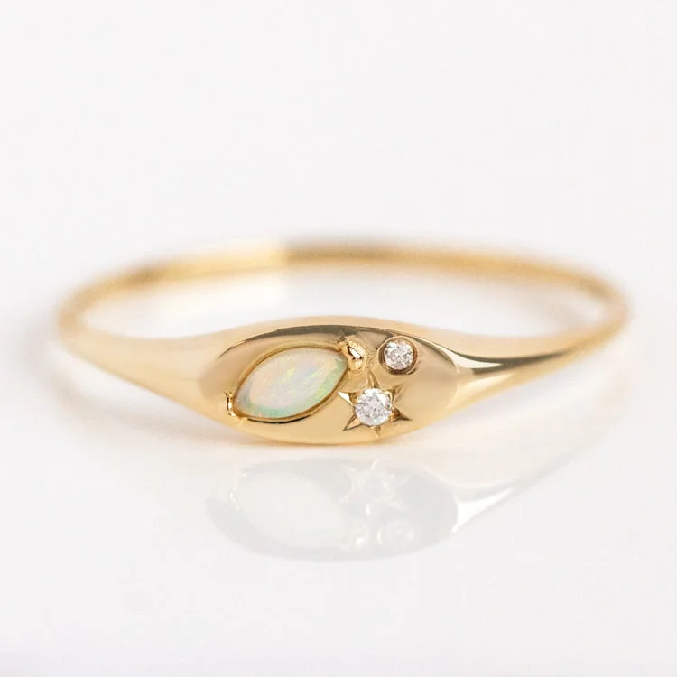 Bold And Beautiful Jewelry Now At Irresistible Prices Limited Time Deal Solid Gold Opal and Diamond Signet Ring Bold And Beautiful Jewelry Now At Irresistible Prices Limited Time Deal Solid Gold Opal and Diamond Signet Ring