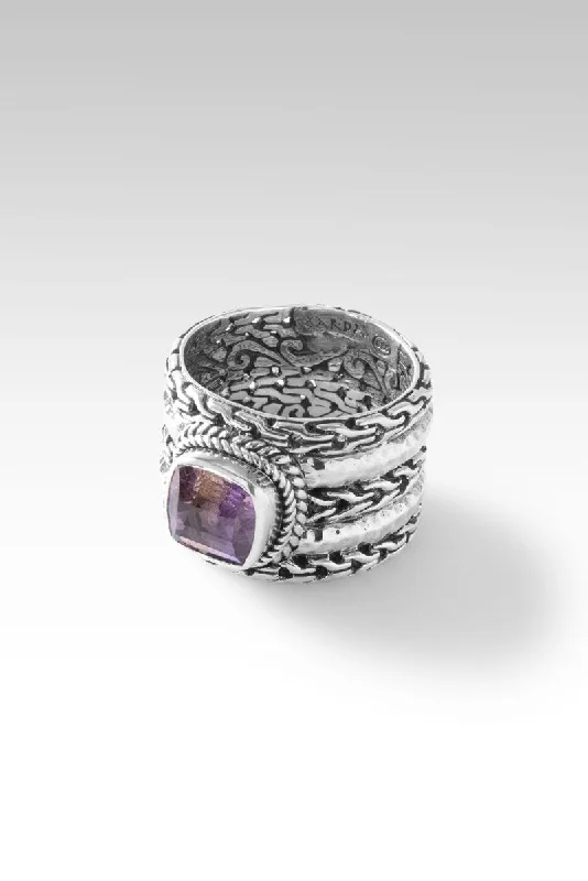 Premium Jewelry Now Available At Special Discounts Soul's Journey Ring™ in Ametrine Premium Jewelry Now Available At Special Discounts Soul's Journey Ring™ in Ametrine