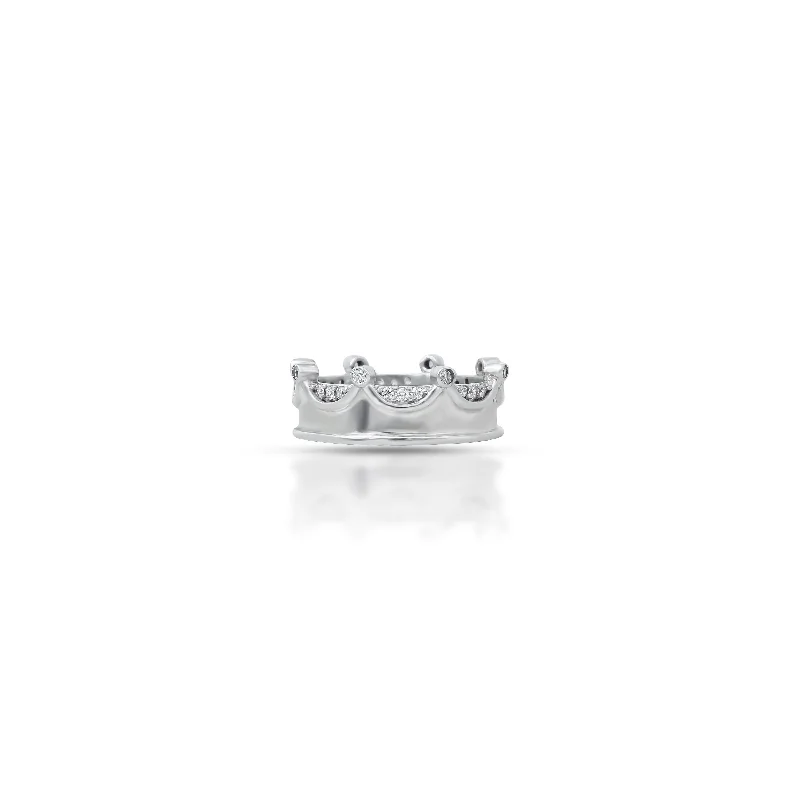 Breathtaking Jewelry, Breathtaking Prices Classy Style Discounts Sterling Silver Crown Ring with Stones Breathtaking Jewelry, Breathtaking Prices Classy Style Discounts Sterling Silver Crown Ring with Stones