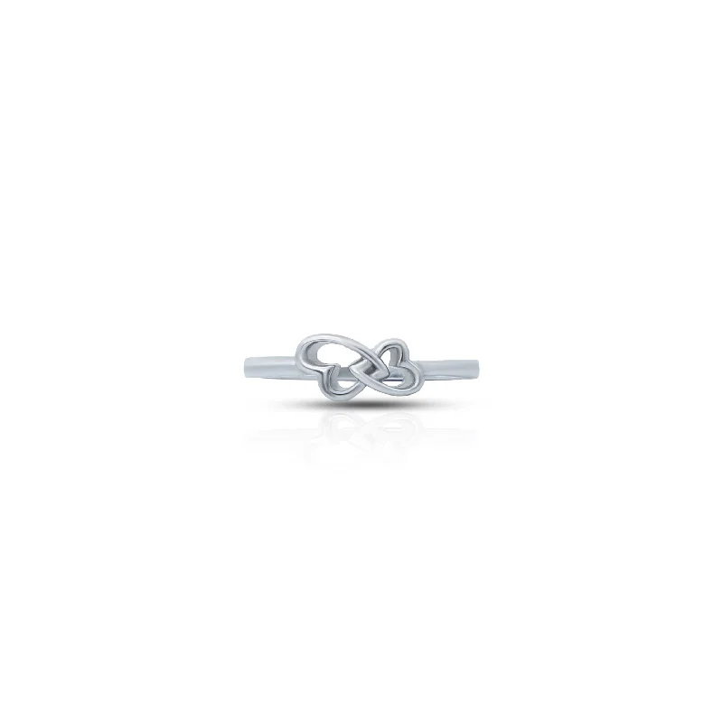 Trending Jewelry Now Available At Exclusive Prices Sterling Silver Interlocked Hearts Ring Trending Jewelry Now Available At Exclusive Prices Sterling Silver Interlocked Hearts Ring