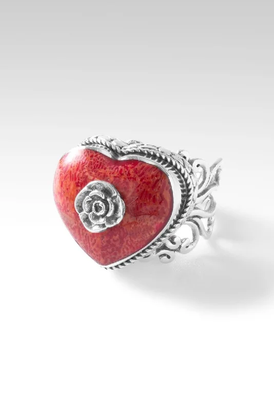 High-Quality Jewelry At A Fraction Of The Cost Ends Soon Sweetheart Ring™ in Red Sponge Coral High-Quality Jewelry At A Fraction Of The Cost Ends Soon Sweetheart Ring™ in Red Sponge Coral