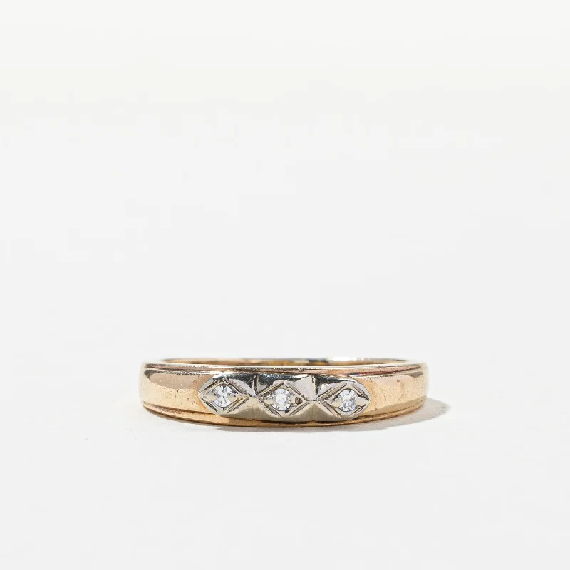 Luxury Jewelry At Unbeatable Discounts Three Stone Diamond Ring | 0.03ctw | SZ 6.5 | Luxury Jewelry At Unbeatable Discounts Three Stone Diamond Ring | 0.03ctw | SZ 6.5 |