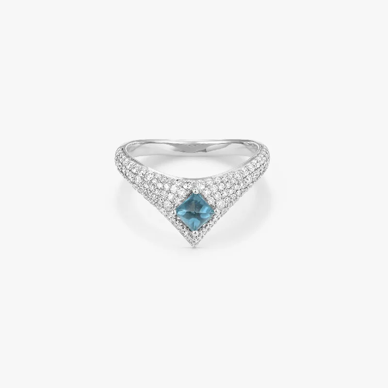 Exclusive Online Discounts On Stylish Jewelry Trend Forward Threads Tidal Blue Topaz Ring Exclusive Online Discounts On Stylish Jewelry Trend Forward Threads Tidal Blue Topaz Ring