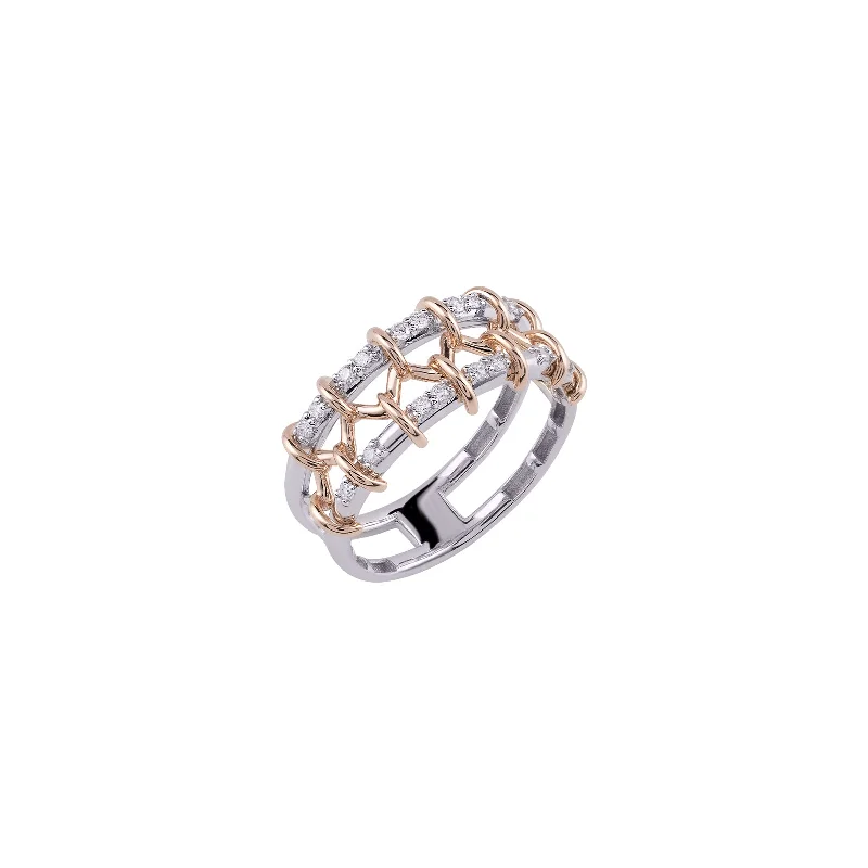 Affordable Gold-Plated Jewelry For Modern Fashion Tyre Ring