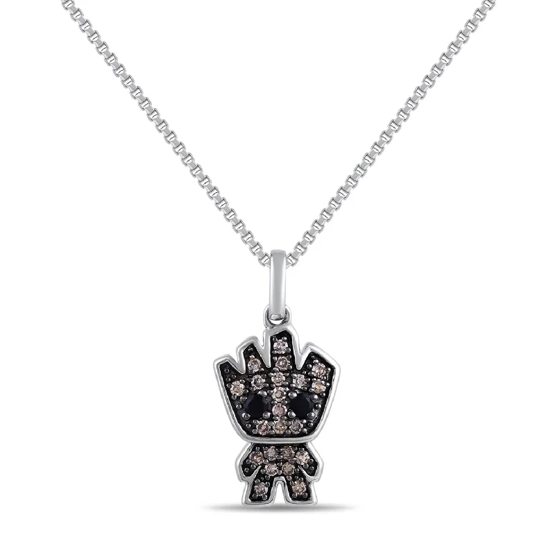 Trending Jewelry Styles Now At Limited-Time Discounts Unbeatable Deals Marvel™ Fine Jewelry 1/5 CTW Champagne Diamond and Onyx Groot™ Pendant in Sterling Silver Trending Jewelry Styles Now At Limited-Time Discounts Unbeatable Deals Marvel™ Fine Jewelry 1/5 CTW Champagne Diamond and Onyx Groot™ Pendant in Sterling Silver