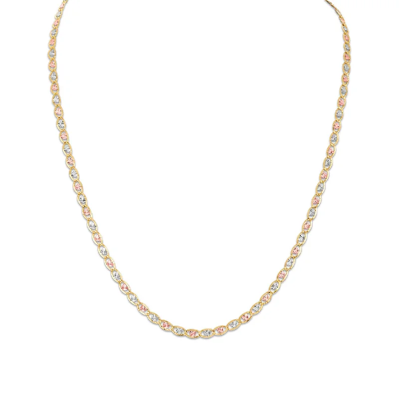 Unique Jewelry For Less – Shop The Sale Now Stupidly Low Prices 10KT Tri-Color Gold 20-inch Valentino Chain Unique Jewelry For Less – Shop The Sale Now Stupidly Low Prices 10KT Tri-Color Gold 20-inch Valentino Chain