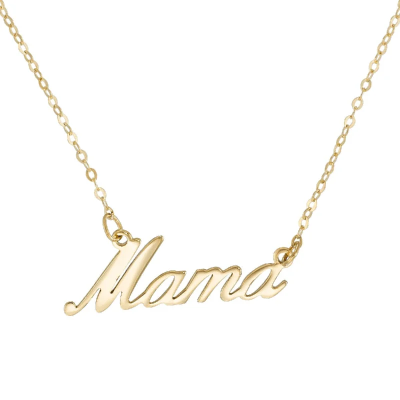 Big Discounts On Elegant Jewelry Collections Special Offer For You 10KT Yellow Gold 18-inch Mama Necklace Big Discounts On Elegant Jewelry Collections Special Offer For You 10KT Yellow Gold 18-inch Mama Necklace