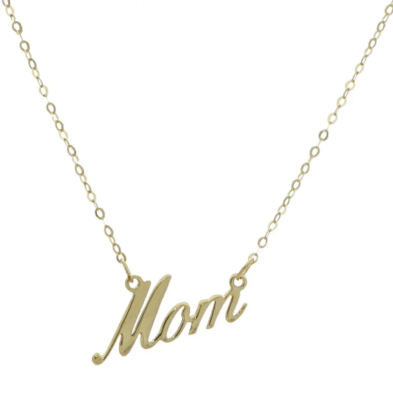 Timeless Elegance At Unbelievable Discounts Fall Sale, Prices Drop 10KT Gold 18-inch Mom Necklace Timeless Elegance At Unbelievable Discounts Fall Sale, Prices Drop 10KT Gold 18-inch Mom Necklace