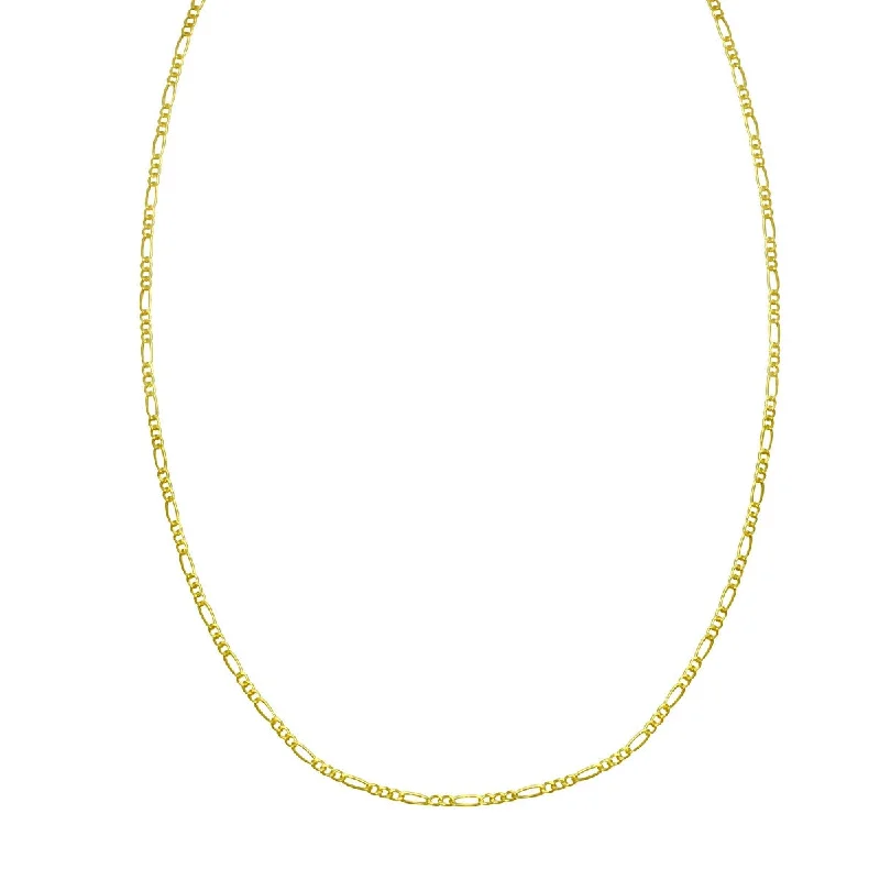 Luxury Jewelry At Unbeatable Discounts Luxe Style Discounts 10KT Yellow Gold 20" 1.95MM Figaro Chain Luxury Jewelry At Unbeatable Discounts Luxe Style Discounts 10KT Yellow Gold 20" 1.95MM Figaro Chain