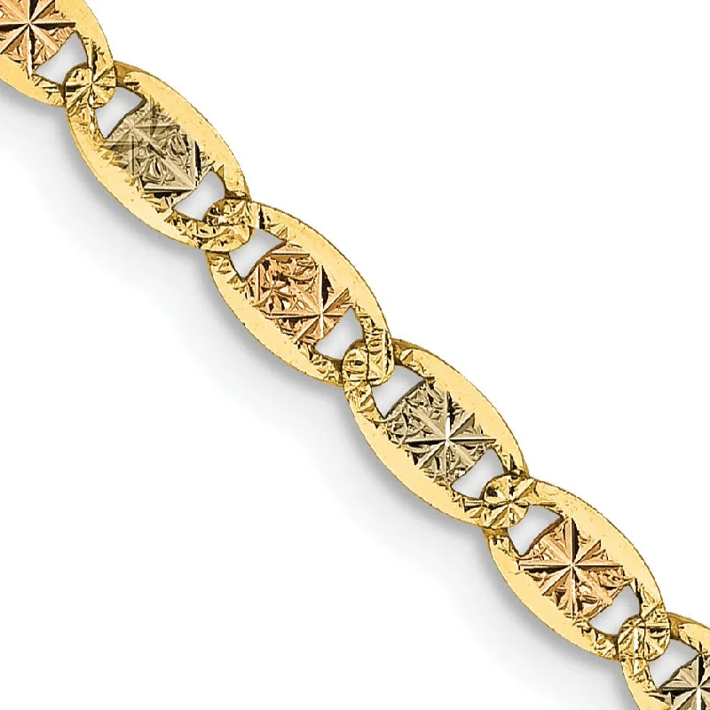 Buy More, Save More On Stunning Jewelry Designs Discover Now 14KT Gold Tri-Color 16-inch 2.75MM Valentino Chain Buy More, Save More On Stunning Jewelry Designs Discover Now 14KT Gold Tri-Color 16-inch 2.75MM Valentino Chain