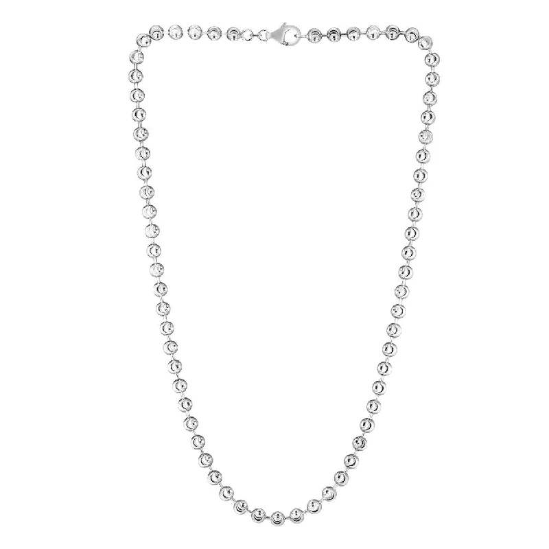 Exclusive Jewelry Markdowns – Limited-Time Offer Latest Trends 18-inch Sterling Silver Beaded Necklace Exclusive Jewelry Markdowns – Limited-Time Offer Latest Trends 18-inch Sterling Silver Beaded Necklace