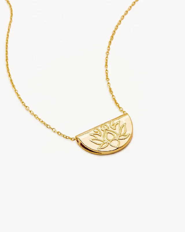 Premium Jewelry Now Available At Special Discounts Limited Time Flash Sale 18k Gold Vermeil Lotus Short Necklace Premium Jewelry Now Available At Special Discounts Limited Time Flash Sale 18k Gold Vermeil Lotus Short Necklace