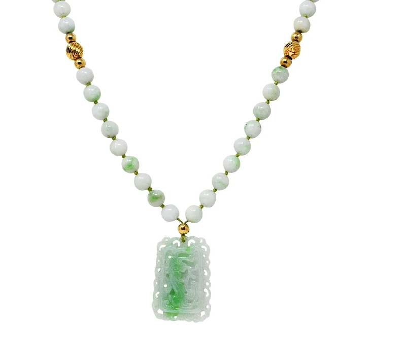 Flash Sale On Stunning Jewelry – Don't Miss Out Seasonal Style Discounts 1960's Natural Jadeite Jade 14 Karat Yellow Gold Beaded Strand Carved Vintage Pendant Necklace GIA Flash Sale On Stunning Jewelry – Don't Miss Out Seasonal Style Discounts 1960's Natural Jadeite Jade 14 Karat Yellow Gold Beaded Strand Carved Vintage Pendant Necklace GIA