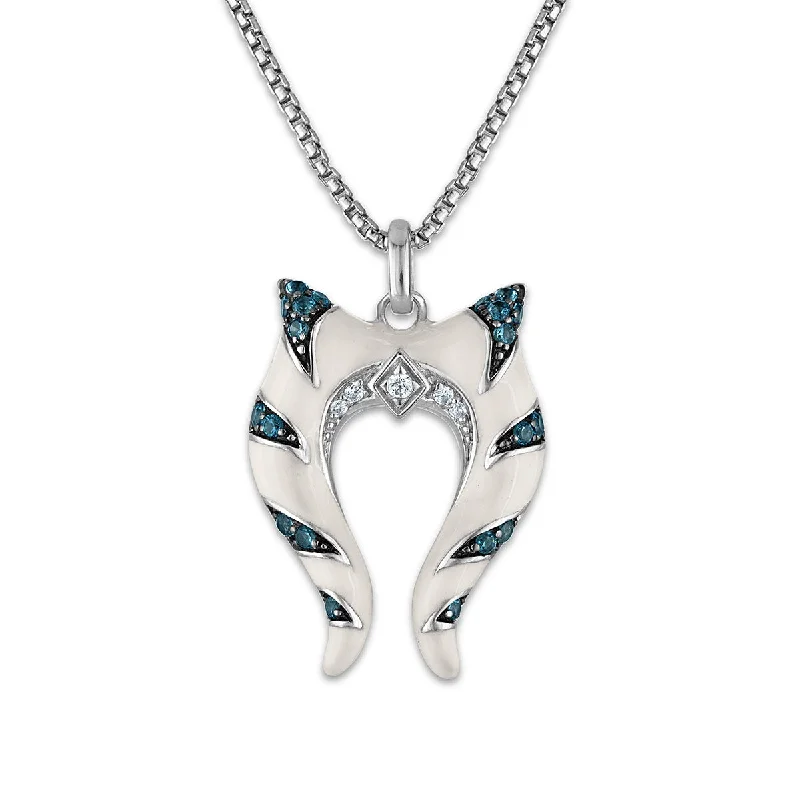 Shop Stylish Jewelry Now And Save Big Explore What'S New Star Wars™ Fine Jewelry Blue Topaz and Diamond Accent Ahsoka Tano™ Pendant in Sterling Silver Shop Stylish Jewelry Now And Save Big Explore What'S New Star Wars™ Fine Jewelry Blue Topaz and Diamond Accent Ahsoka Tano™ Pendant in Sterling Silver