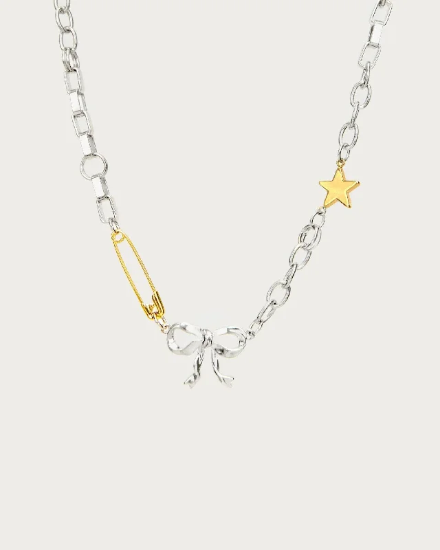 Breathtaking Jewelry At Limited-Time Savings Latest Trends Bow Chain Necklace