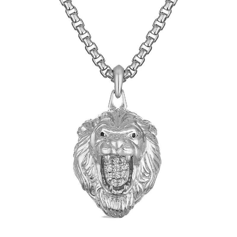 Elegant Designs, Unbeatable Discounts – Shop Jewelry Now Daily Deals Bulova Marc Anthony Collection Sterling Silver and 1/10 CTW Diamond Lion Pendant Elegant Designs, Unbeatable Discounts – Shop Jewelry Now Daily Deals Bulova Marc Anthony Collection Sterling Silver and 1/10 CTW Diamond Lion Pendant