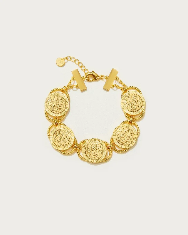 Flash Sale On Stunning Jewelry – Don't Miss Out Top Deals Golden Hojas Bracelet