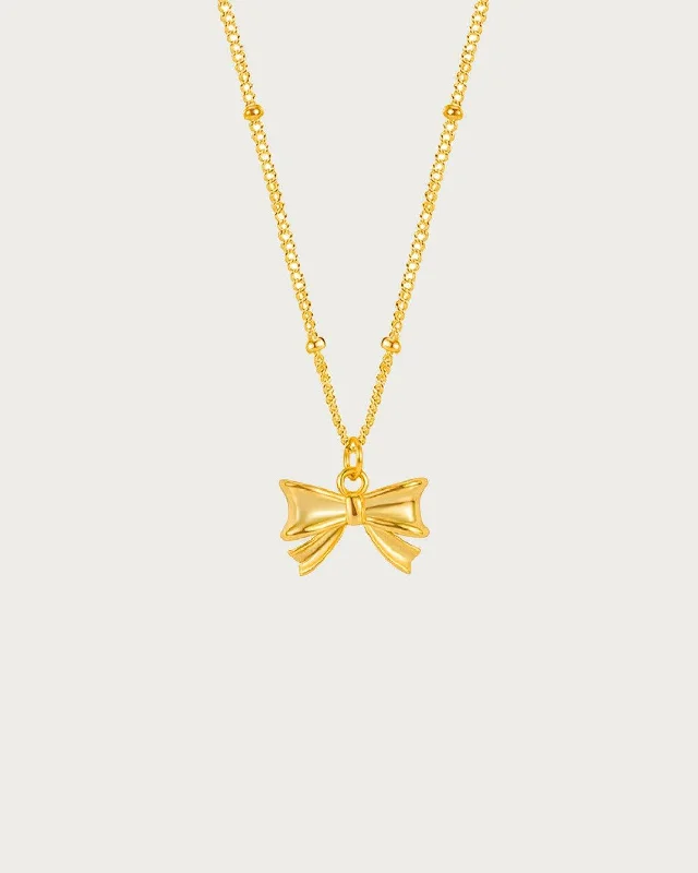 Elegant Jewelry, Affordable Luxury – Shop Now Fashion Deal Bow Necklace