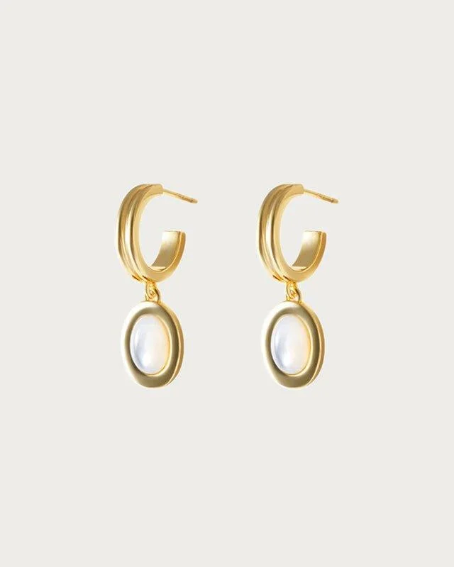 Personalized Jewelry At Special Discount Rates Low Price Special Devon Earrings in Mother of Pearl Personalized Jewelry At Special Discount Rates Low Price Special Devon Earrings in Mother of Pearl