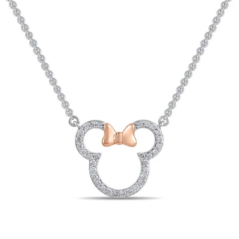 Affordable Gold-Plated Jewelry For Modern Fashion Sophisticated Street Style Offers Disney Jewels Diamond Accent Minnie Mouse Pendant in Sterling Silver Affordable Gold-Plated Jewelry For Modern Fashion Sophisticated Street Style Offers Disney Jewels Diamond Accent Minnie Mouse Pendant in Sterling Silver