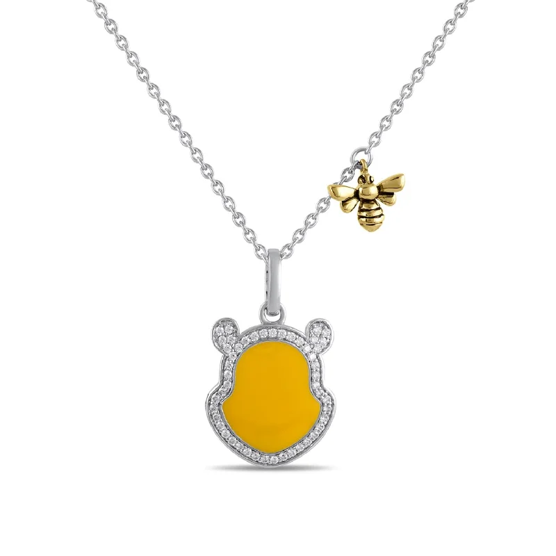 Don't Miss Out On Bestselling Jewelry At Special Prices Avant-Garde Style Promotions Disney Jewels Diamond Accent Winnie The Pooh Pendant in Sterling Silver Don't Miss Out On Bestselling Jewelry At Special Prices Avant-Garde Style Promotions Disney Jewels Diamond Accent Winnie The Pooh Pendant in Sterling Silver