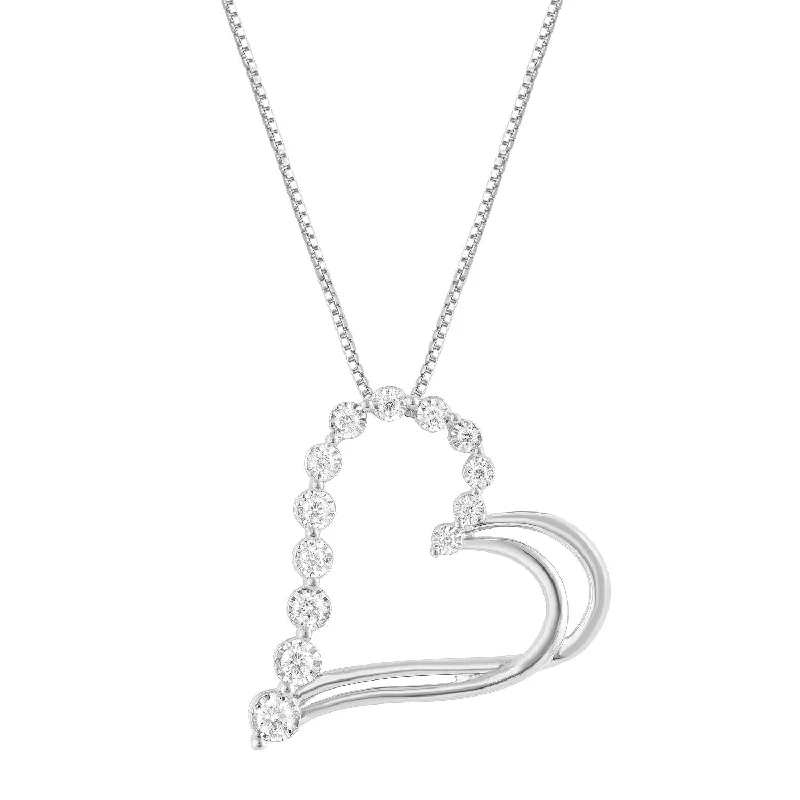 Limited-Stock Jewelry Sale – Shop Before It's Gone Trend Alert EcoLove 1/4 CTW Lab Grown Diamond 18-inch Heart Pendant in Gold Plated Sterling Silver Limited-Stock Jewelry Sale – Shop Before It's Gone Trend Alert EcoLove 1/4 CTW Lab Grown Diamond 18-inch Heart Pendant in Gold Plated Sterling Silver