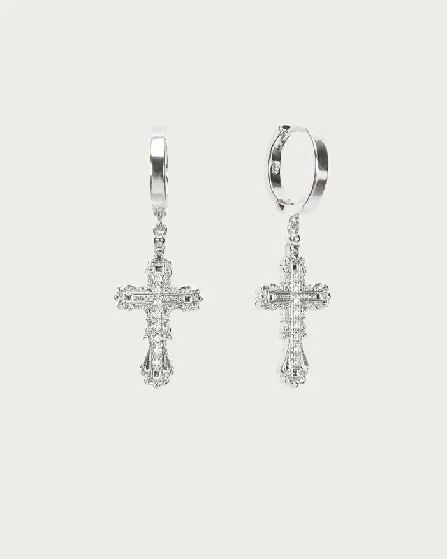 Exclusive Online Jewelry Sale – Don't Wait Relaxed Style Everette Cross Earrings
