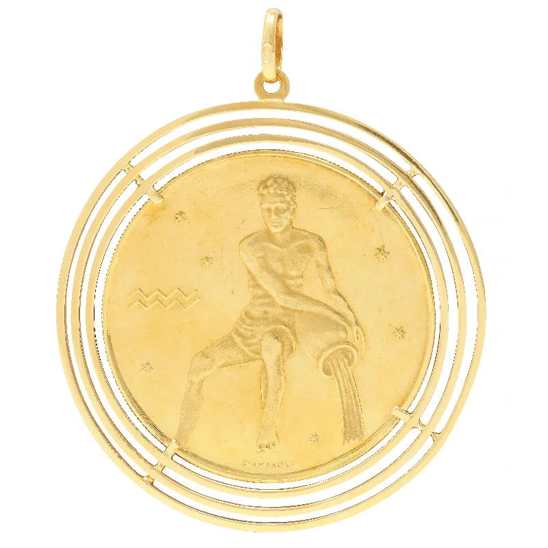 Exclusive Jewelry Bundles At Discounted Rates Limited Time Special Offer Giampaoli 1950s 18 Karat Yellow Gold Vintage Aquarius Zodiac Pendant Exclusive Jewelry Bundles At Discounted Rates Limited Time Special Offer Giampaoli 1950s 18 Karat Yellow Gold Vintage Aquarius Zodiac Pendant
